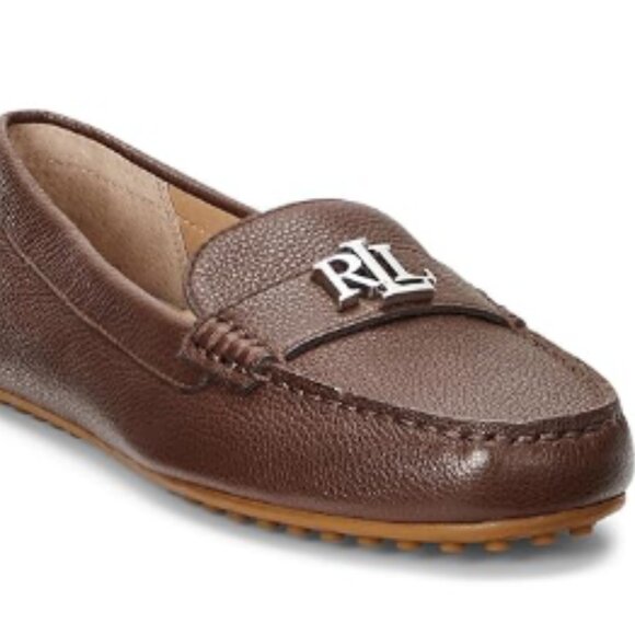 Ralph Lauren Women’s Barnsbury Slip-On Driver Loafer Flats - Picture 1 of 9